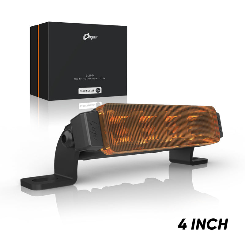 Load image into Gallery viewer, GL10 Series GL1004 4 Inch 36W Amber LED Driving Light Bar
