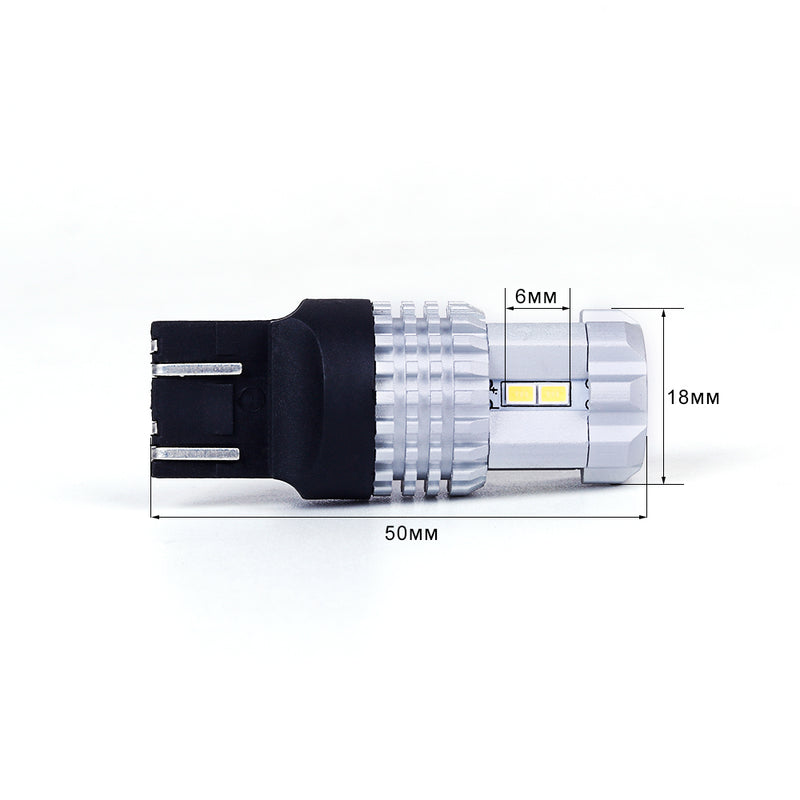 Load image into Gallery viewer, Amber White Switchback LED Light Bulbs
