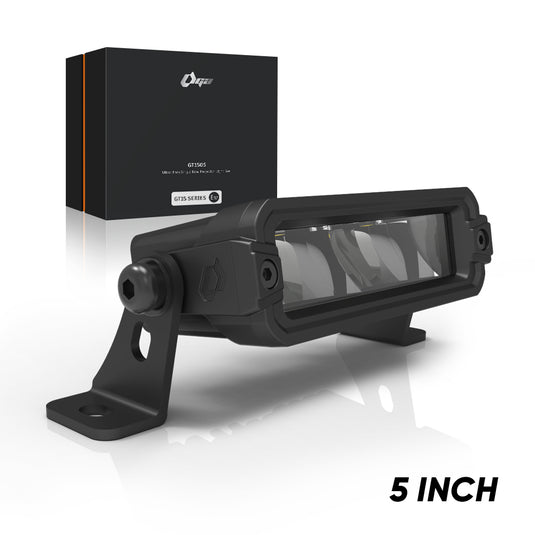 GT Series 5 Inch Dual Color Single Row Driving Light Bar
