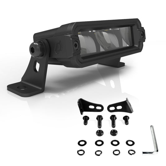 GT Series 5 Inch Dual Color Single Row Driving Light Bar