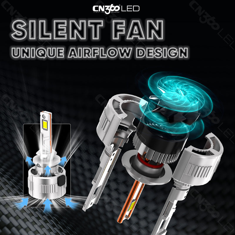 Load image into Gallery viewer, 11000LM 120W High Power K3C Series 9005 LED Headlight Bulb
