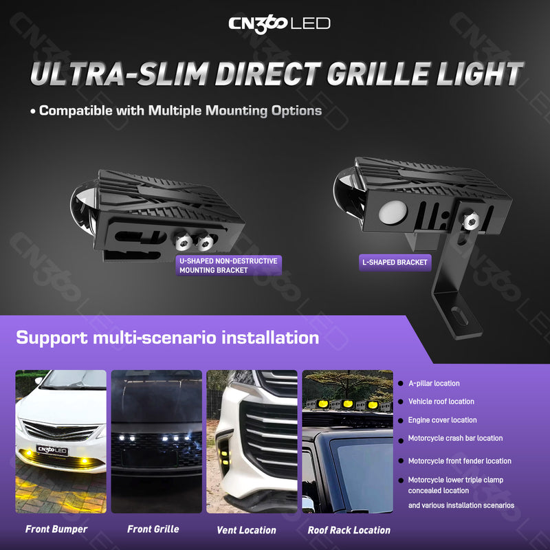 Load image into Gallery viewer, Gen 2 Ultra Thin 25W LED Grille Light
