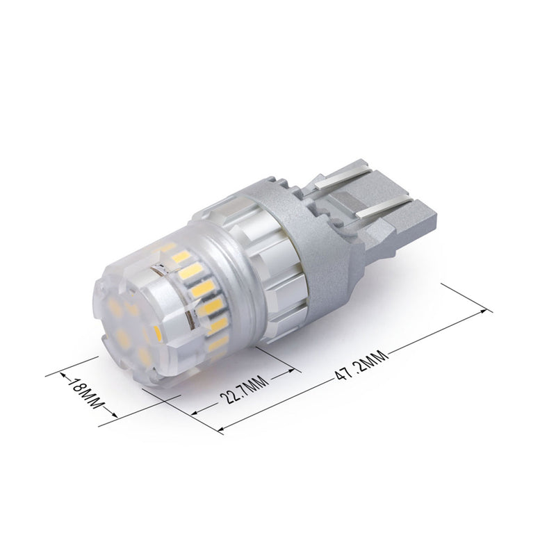 Load image into Gallery viewer, 7443 LED Bulb White 2FT Series 23SMD High Brightness DRL Brake Light
