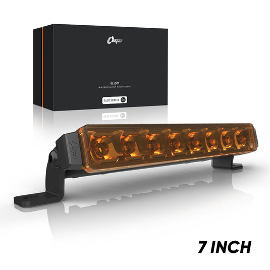 GL10 Series GL1007 7.6 Inch Amber LED Spot Light Bar Wholesale