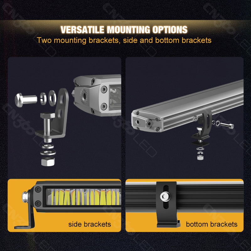 Load image into Gallery viewer, 54B Series 52 Inch Single Row Dual Color LED Light Bar
