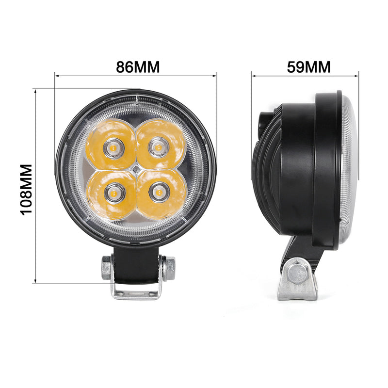 Load image into Gallery viewer, A1 Series Wholesale 3-Inch Yellow LED Flood Lights
