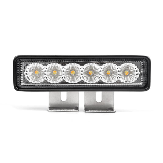 A1 Series 18W 6 Inches Small LED Light Bar White Amber Dual Color