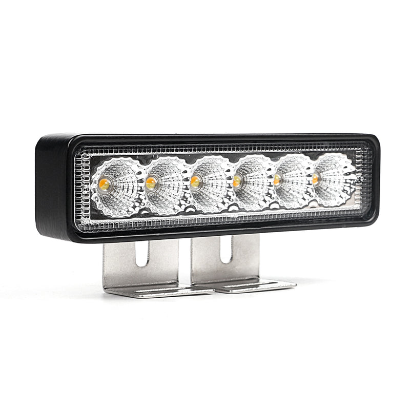 Load image into Gallery viewer, A1 Series 18W 6 Inches Small LED Light Bar White Amber Dual Color
