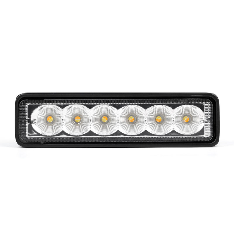 Load image into Gallery viewer, A1 Series 18W 6 Inches Small LED Light Bar White Amber Dual Color
