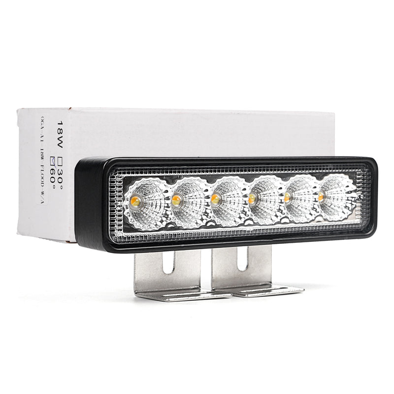 Load image into Gallery viewer, A1 Series 18W 6 Inches Small LED Light Bar White Amber Dual Color
