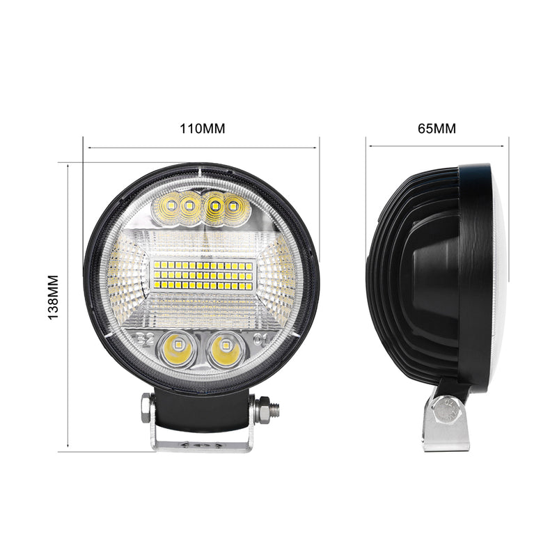 Load image into Gallery viewer, A5 Series 4-Inch 110 Degree Wide Flood LED Work Lights

