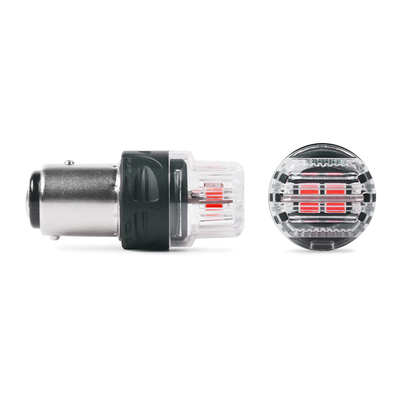 Load image into Gallery viewer, BRS Series 1157 Red LED Brake Light Bulbs Wholesale

