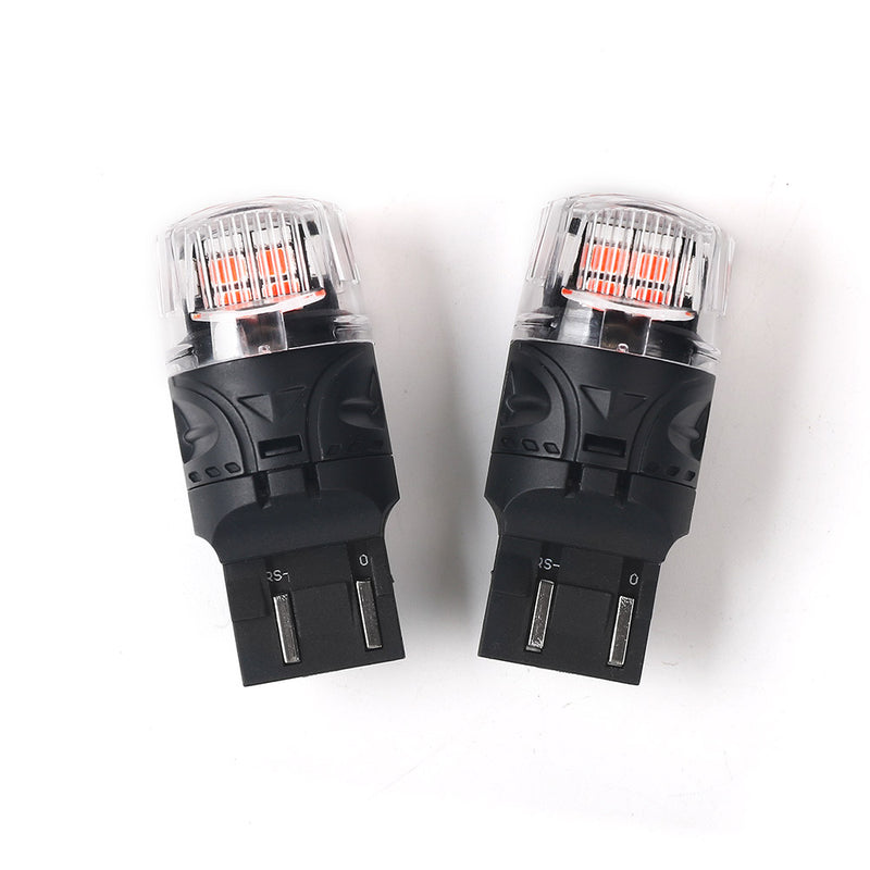 Load image into Gallery viewer, BRS Series 7443 Red LED Brake Light Bulbs Wholesale
