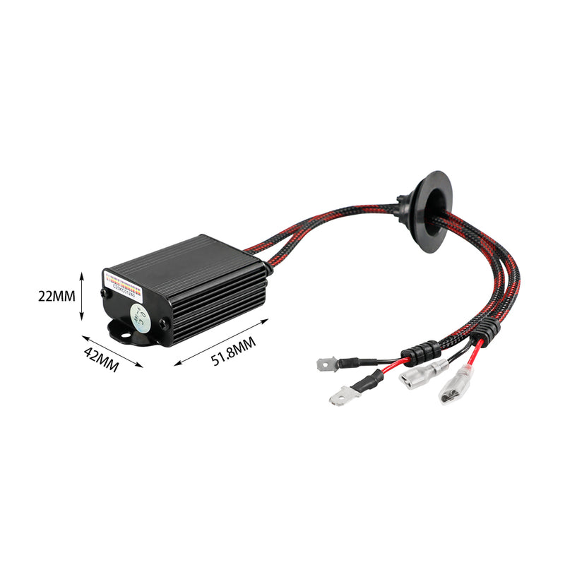 Load image into Gallery viewer, H1 H3 Canbus LED Decoder Enhanced Power Filtering Waterproof
