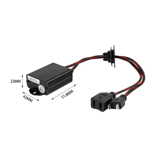 H7 LED Decoder with Canbus Enhanced Stability for Retrofitting