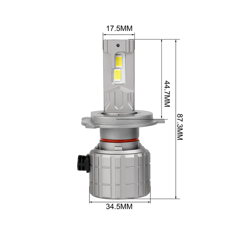 Load image into Gallery viewer, Upgrade version high power high lumen F8 LED Headlight H4
