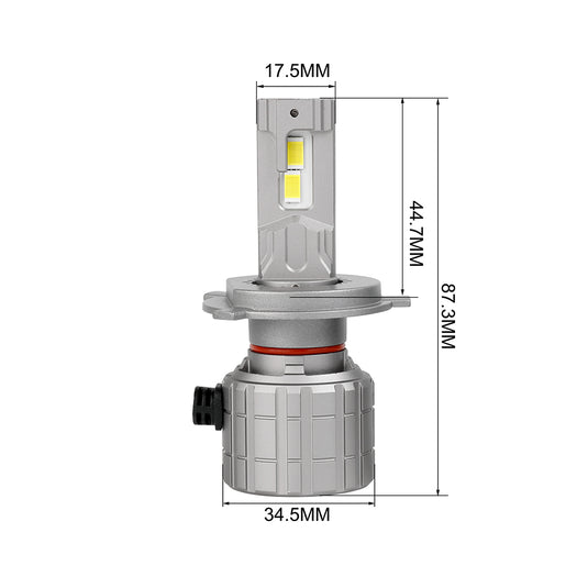 Upgrade version high power high lumen F8 LED Headlight H4