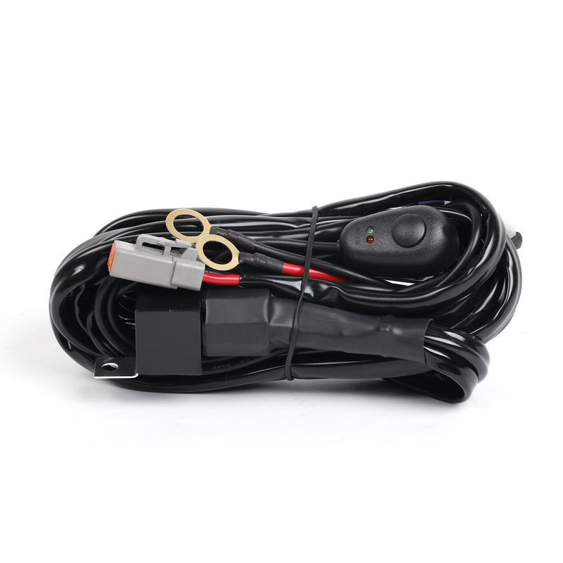 Load image into Gallery viewer, Universal Auxiliary Light Wiring Harness with DT Connector
