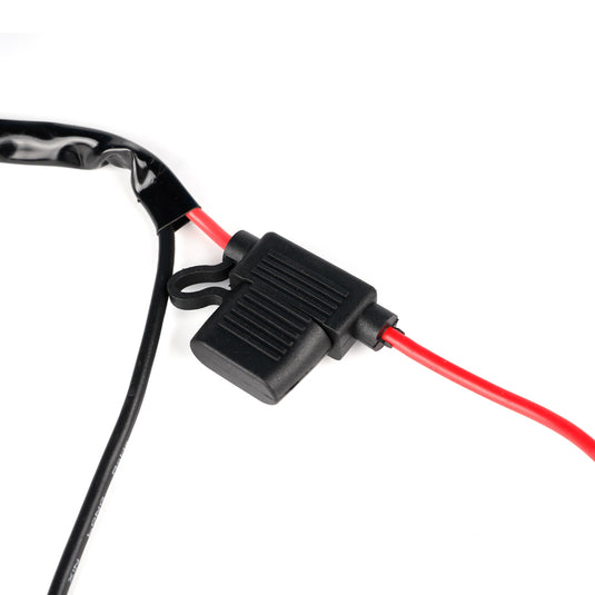 Universal LED Work Light Wiring Harness with 2 Outputs 3 Meters