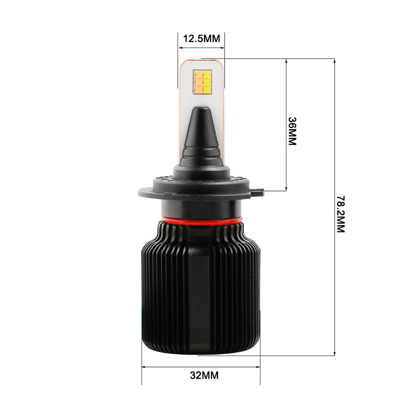 Load image into Gallery viewer, Car Led Kit J1 Bullet H7 Led Headlight Kit 4000 Lumen
