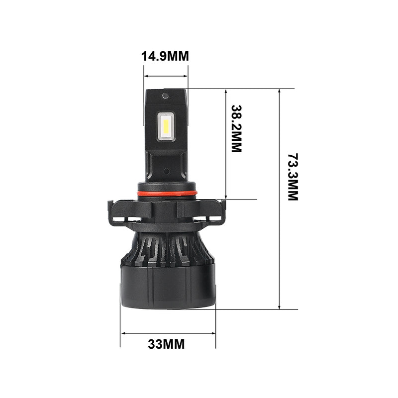 Load image into Gallery viewer, Upgraded M2S H16 Mini Car led lights 6000LM
