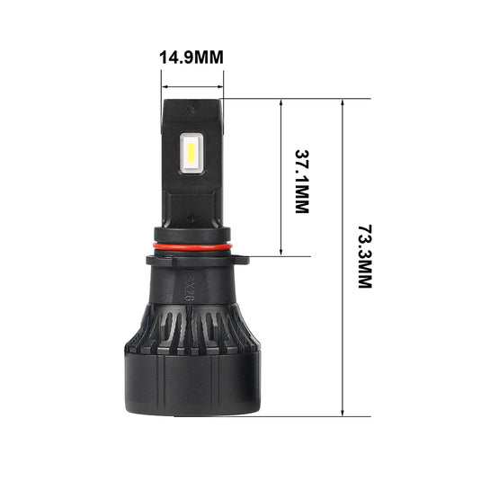Upgraded M2S H16 Mini Car led lights 6000LM