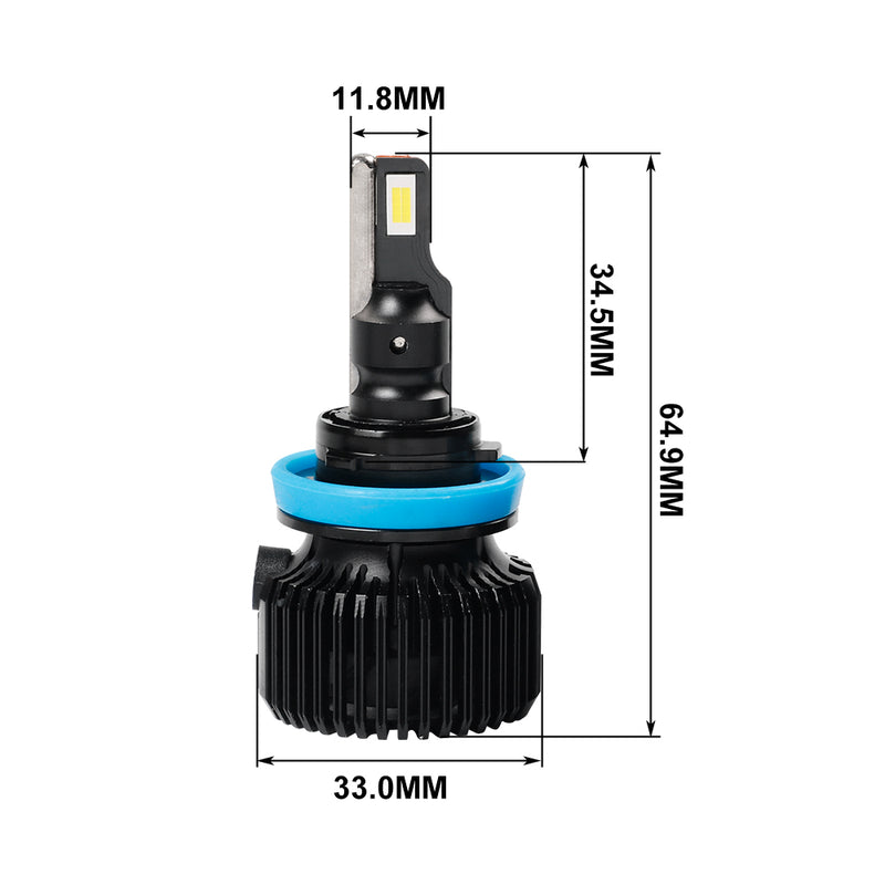 Загрузить изображение в просмотрщик галереи, High performance Mini design P30 LED Headlight H11
