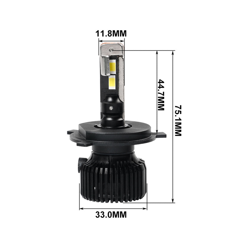 Load image into Gallery viewer, High performance Mini design P30 LED Headlight H4
