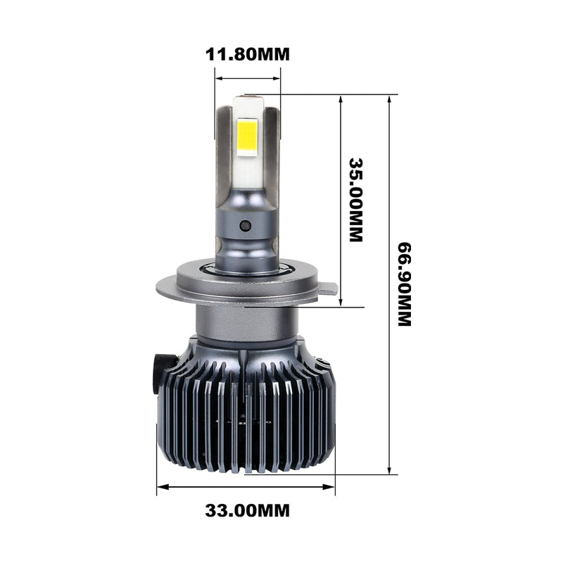 Load image into Gallery viewer, High brightness Mini design P60 LED Headlight H7
