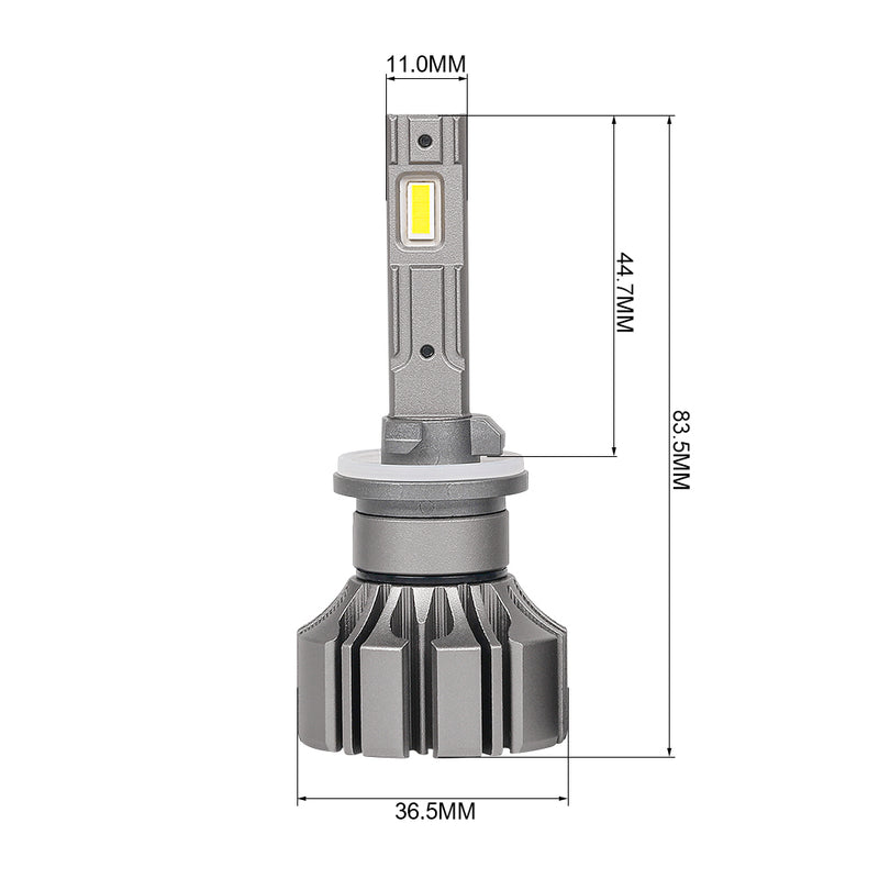 Load image into Gallery viewer, Fanless High Power S5 LED Headlight H1 H3
