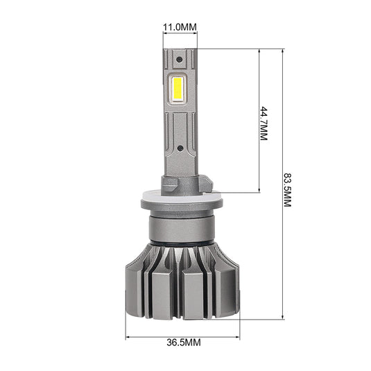 Fanless High Power S5 LED Headlight H1 H3