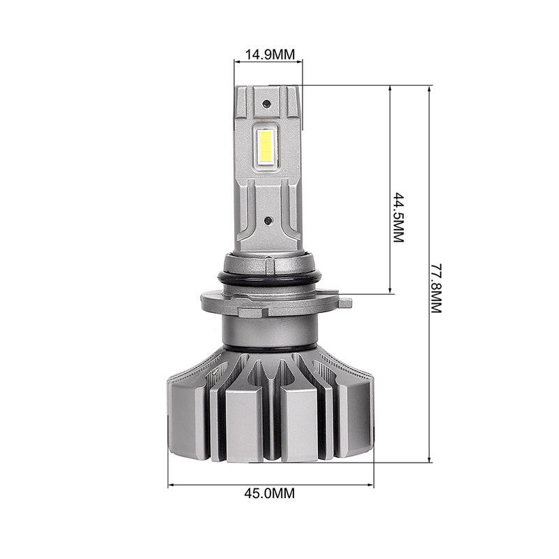 Load image into Gallery viewer, Fanless High Power S5 LED Headlight 9005 9006
