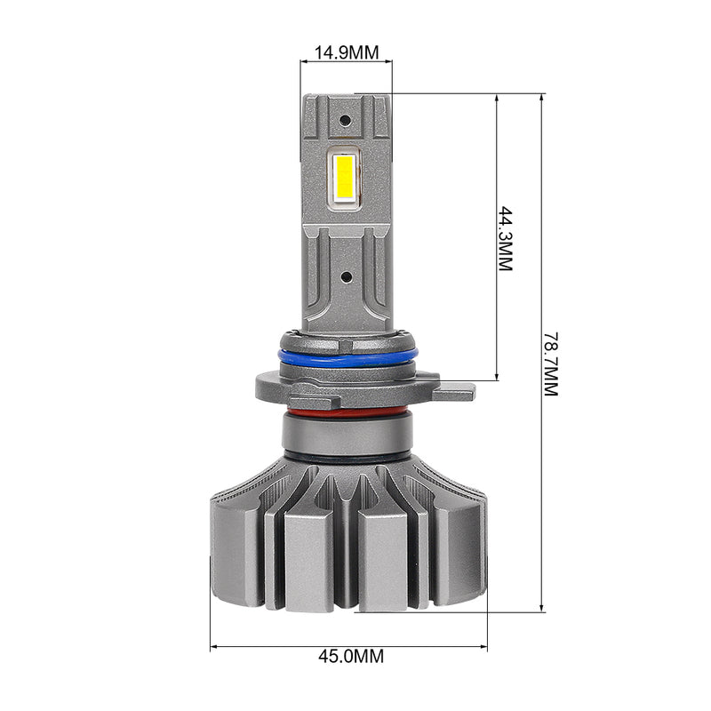 Load image into Gallery viewer, Fanless High Power S5 LED Headlight 9005 9006
