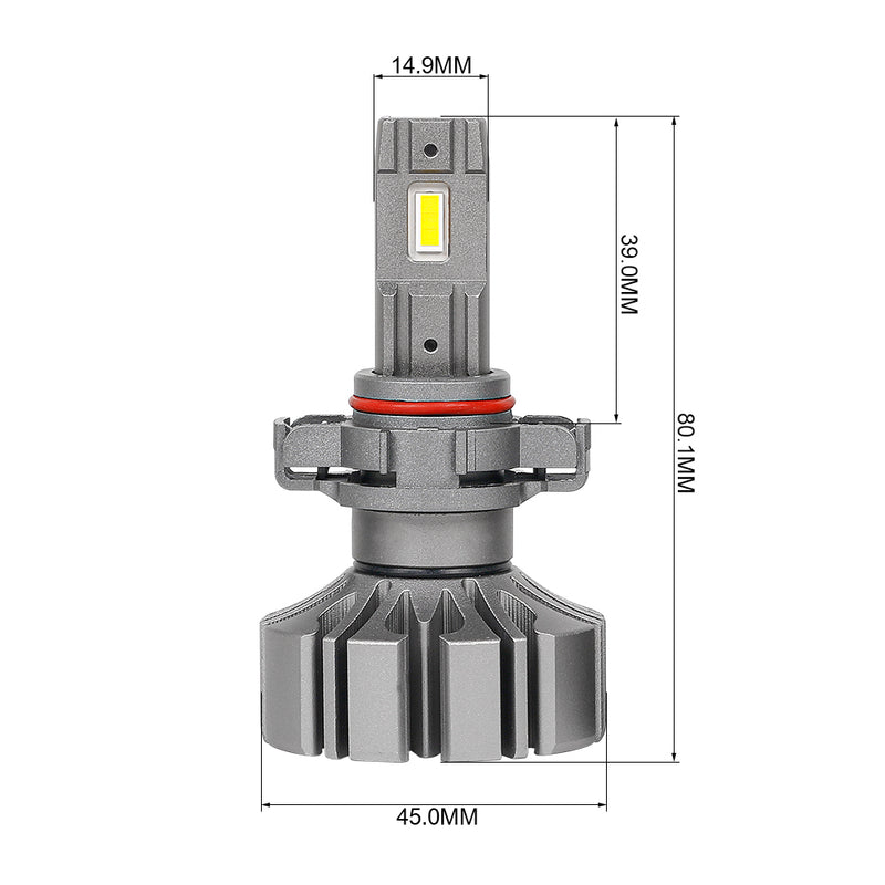 Load image into Gallery viewer, Fanless High Power S5 LED Headlight H16
