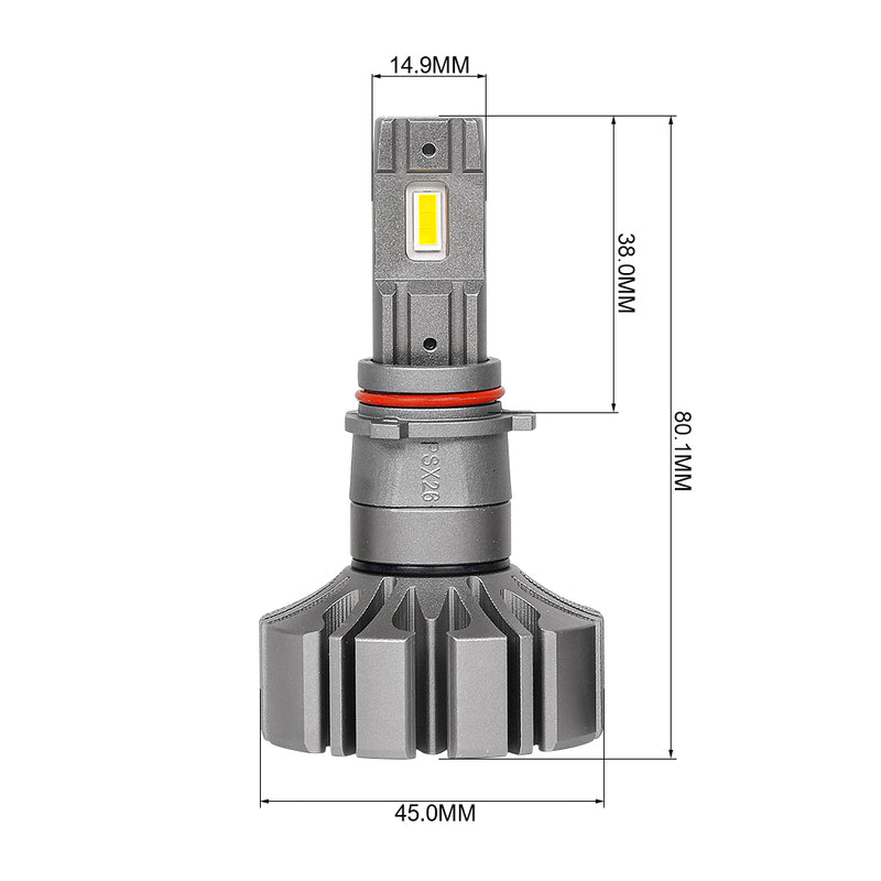 Load image into Gallery viewer, Fanless High Power S5 LED Headlight H16
