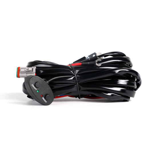 12V 14AWG Auxiliary Light Wiring Harness with DT Connector