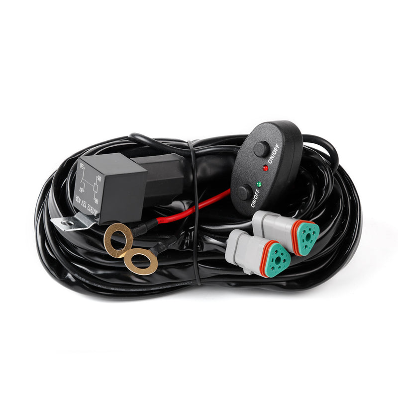 Загрузить изображение в просмотрщик галереи, T1 Series 3.0M 2 Output Auxiliary Light Wiring Harness
