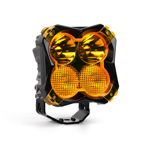 Yellow Lens Cover for 5-inch Spot Beam Off-Road LED Lights