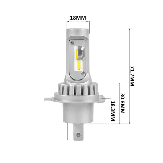 Original Ultra Small V9 H4 LED Headlight Bulb for Car