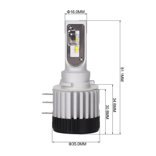 Original Ultra Small Compact Size V9S H15 LED Headlight Bulb